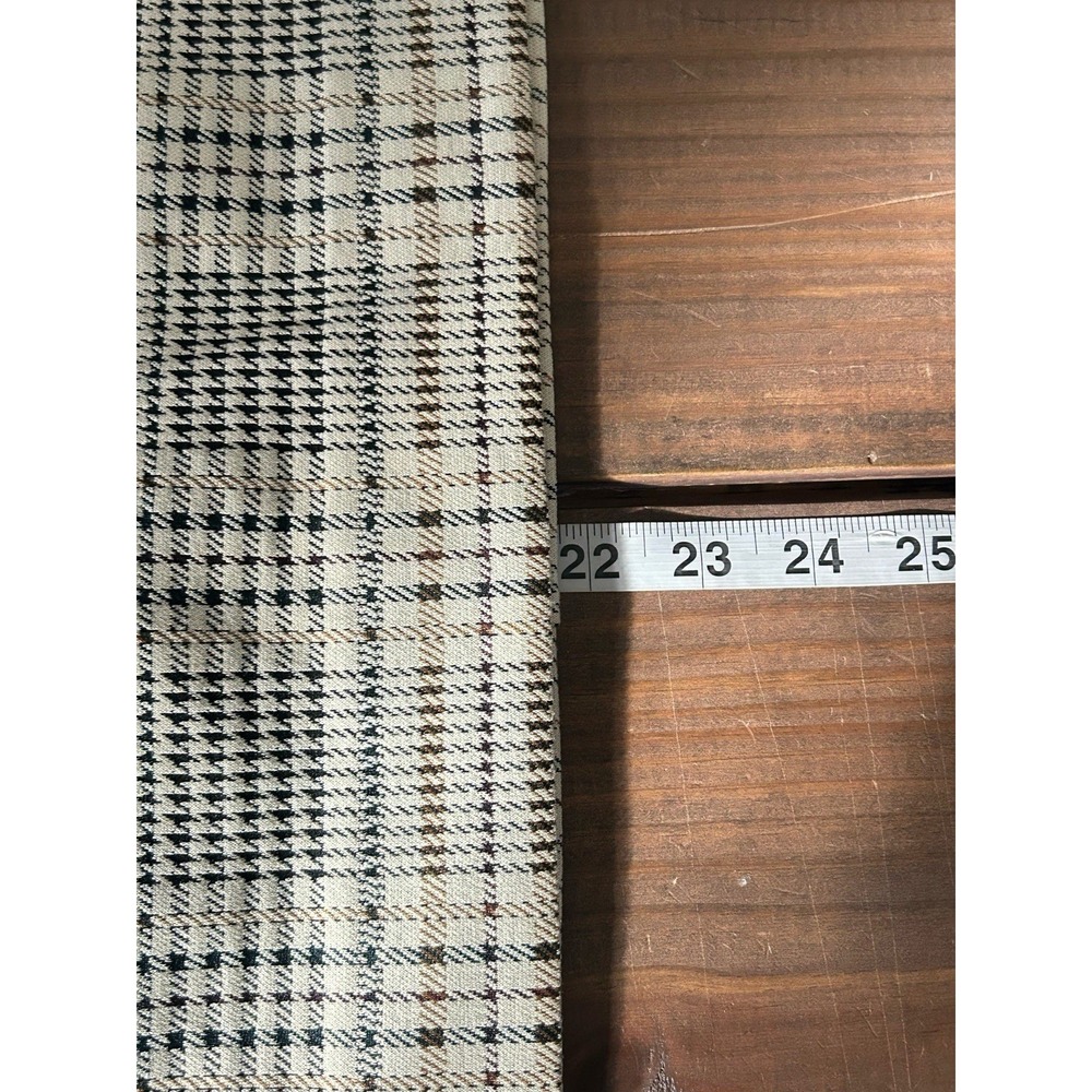 Cabi New Travel Skirt #4580 Multi Beige gold plaid 4 Was $99 - Picture 6 of 8